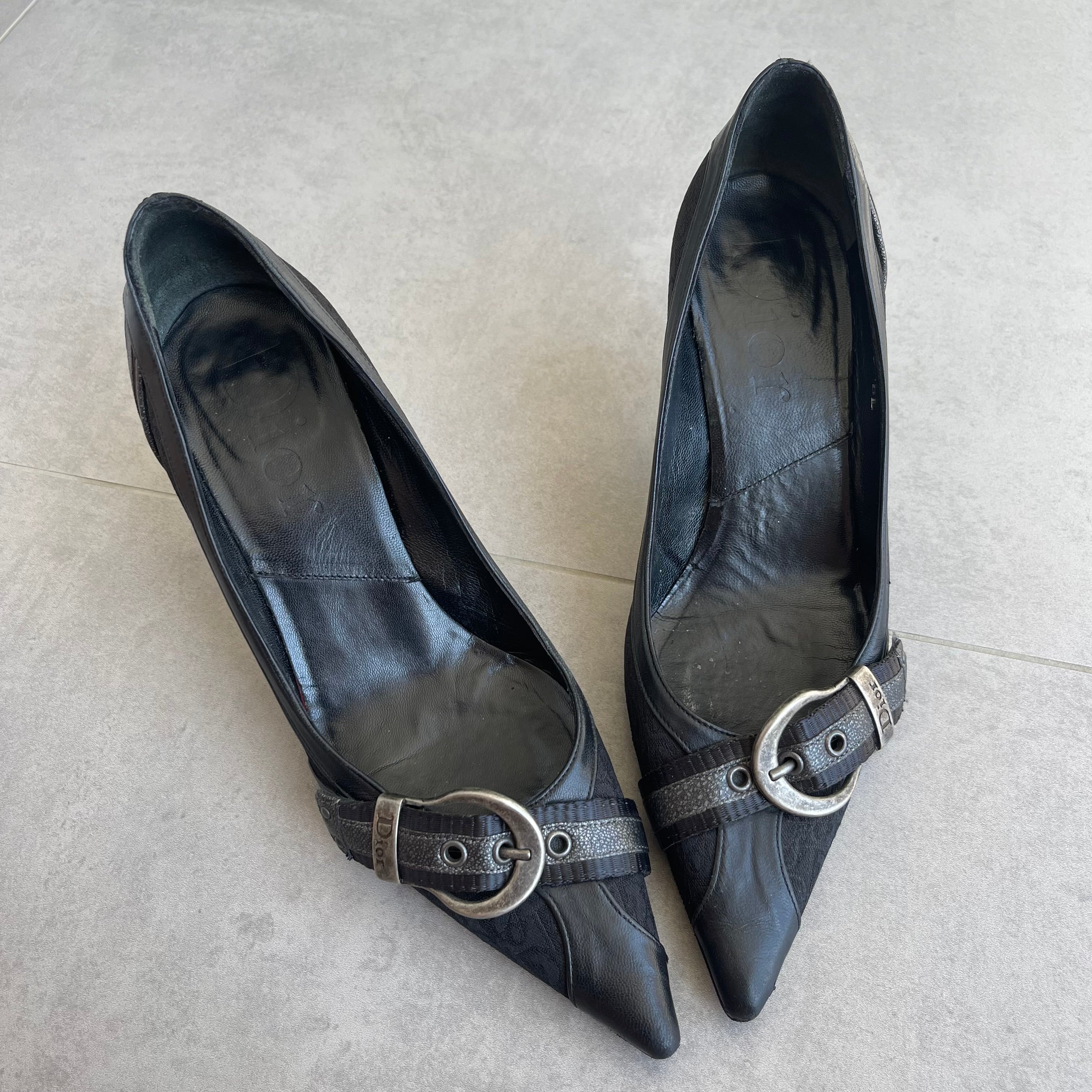 Vintage Dior Kitten Heels