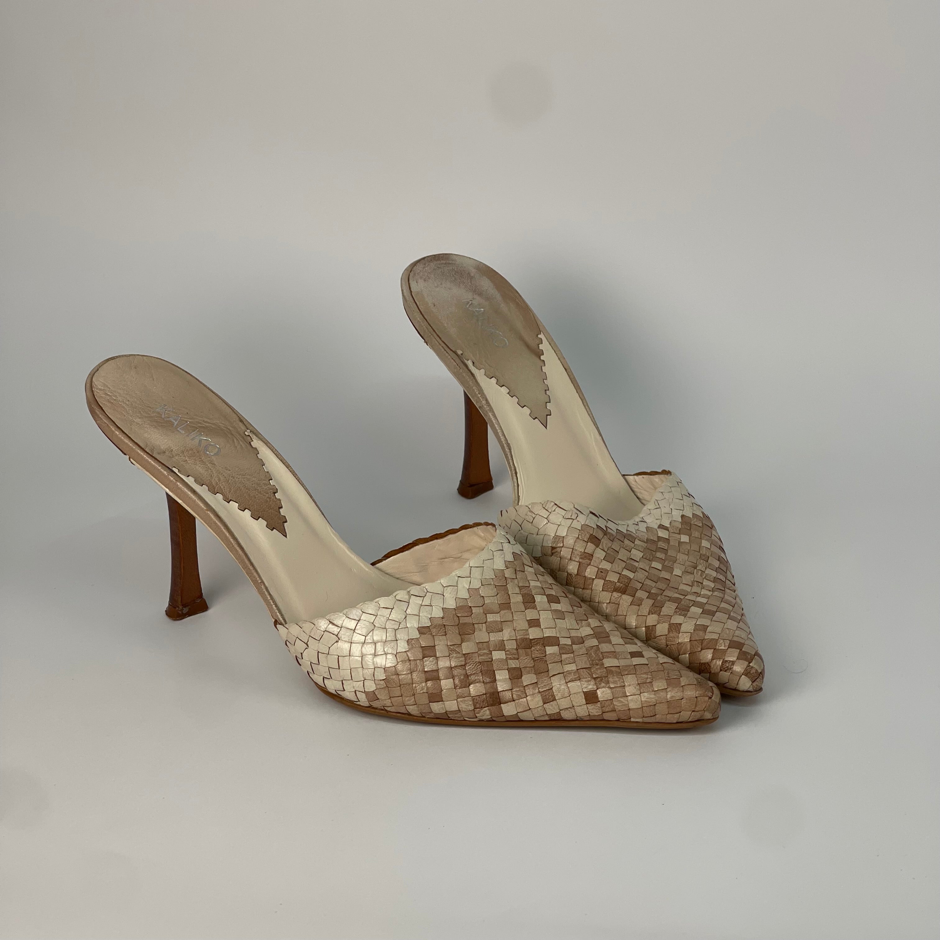 Woven Kaliko Heels