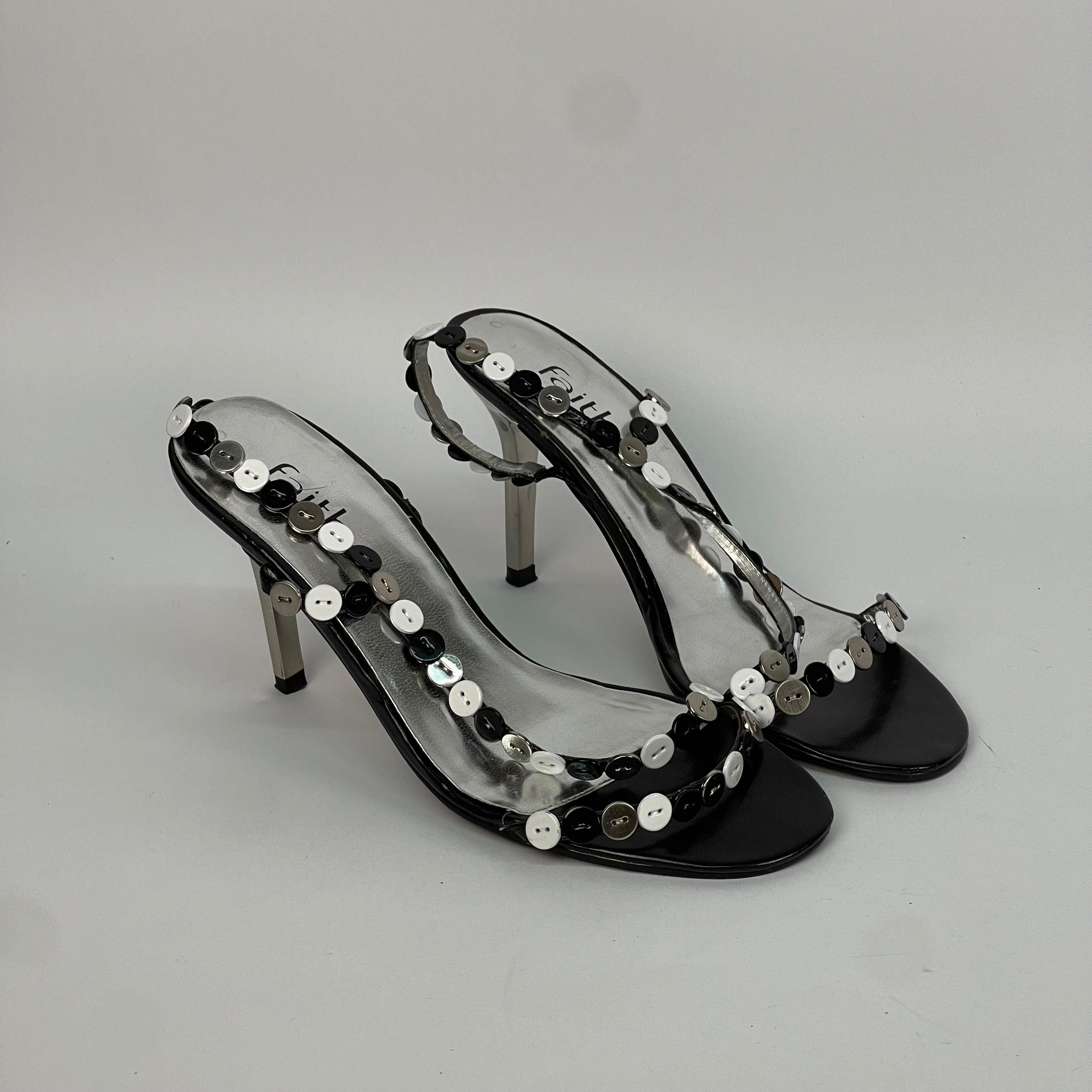 Button Faith Heels