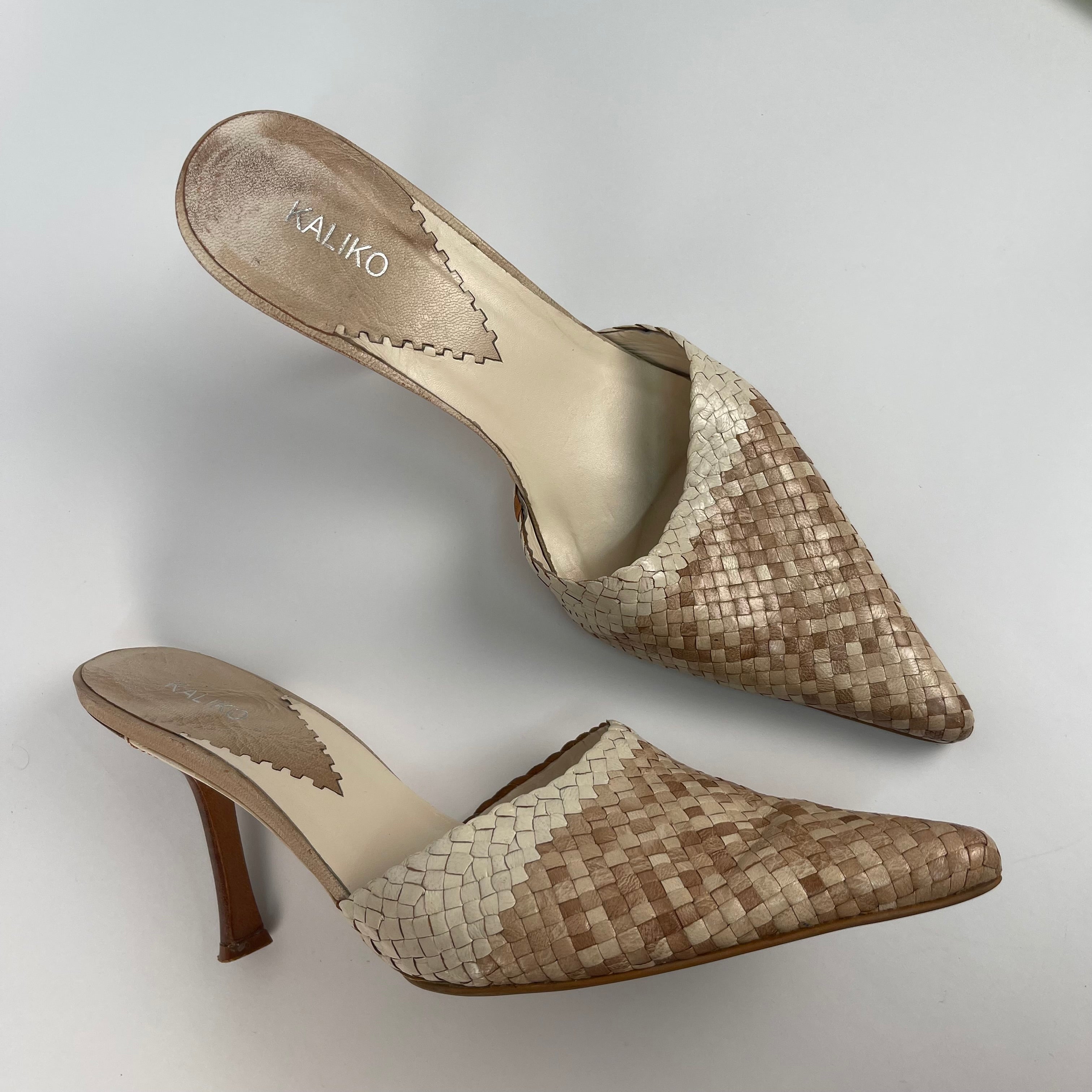 Woven Kaliko Heels