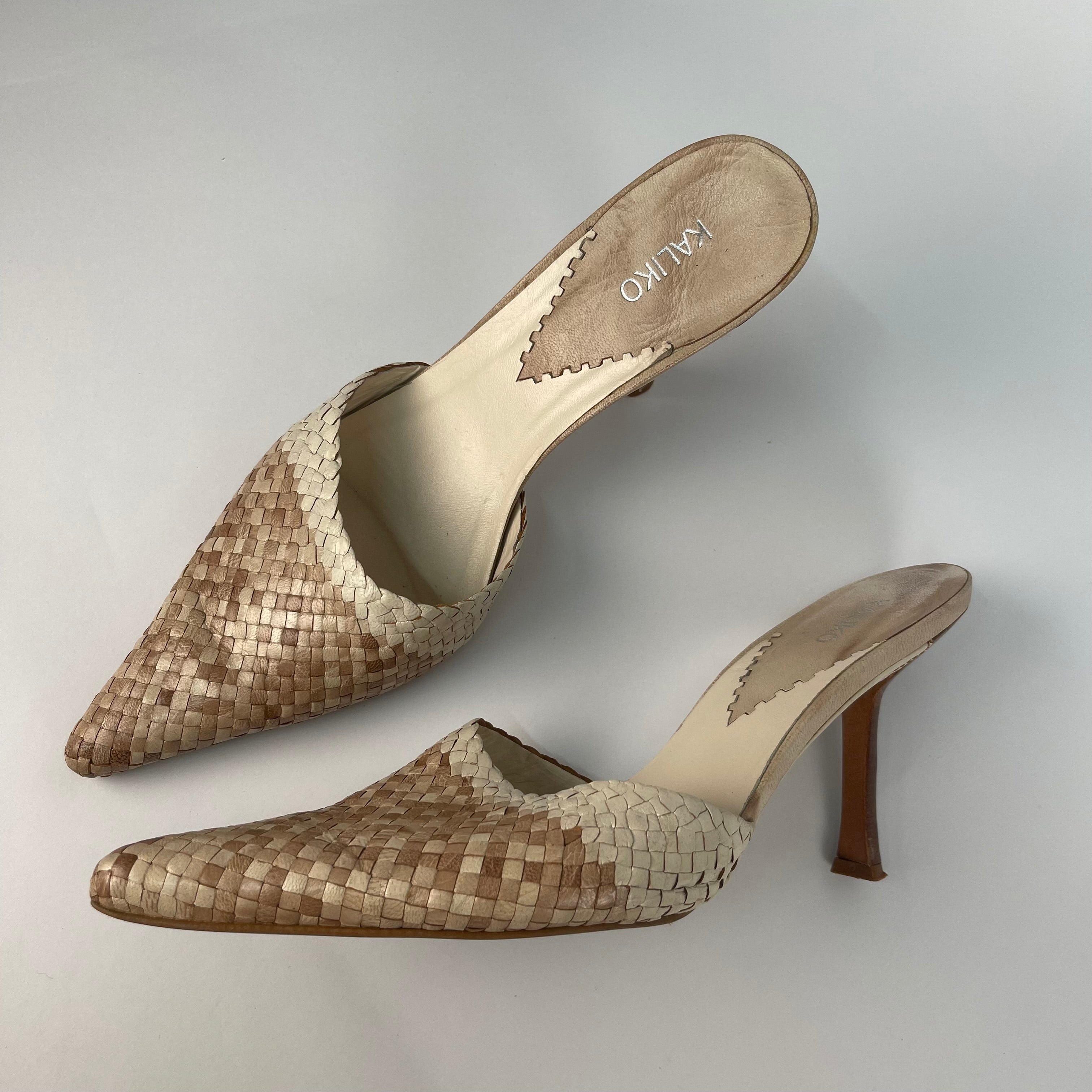 Woven Kaliko Heels