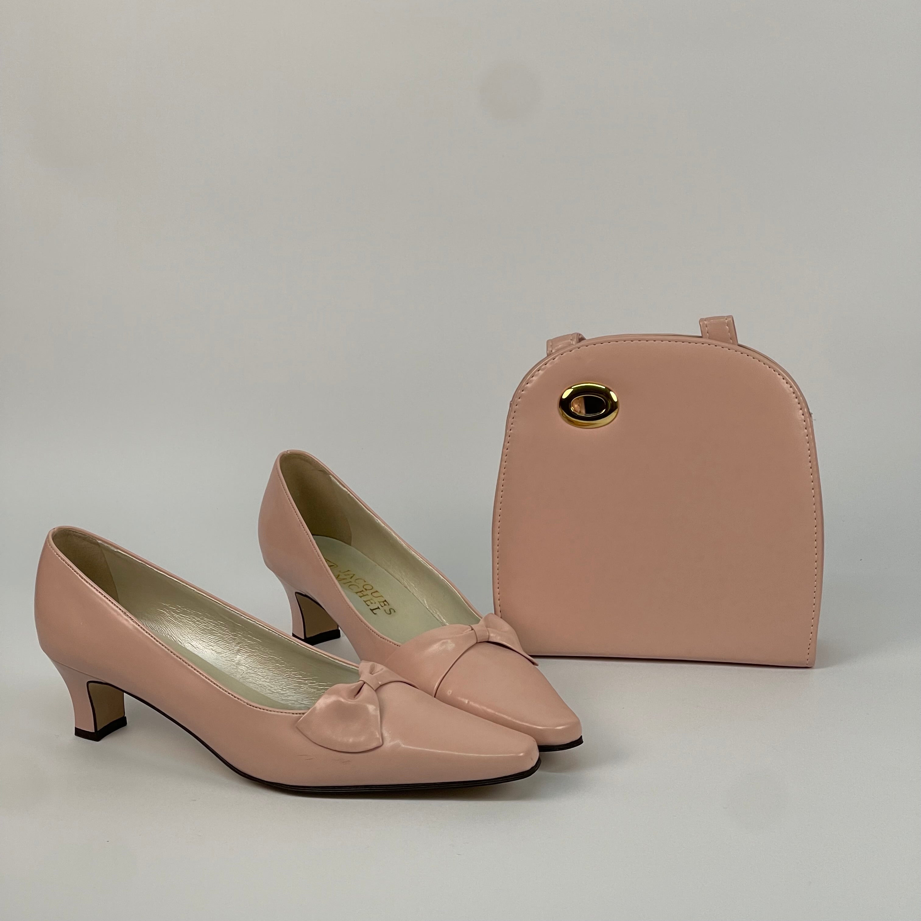 Jacques Michel Kitten Heels & Bag