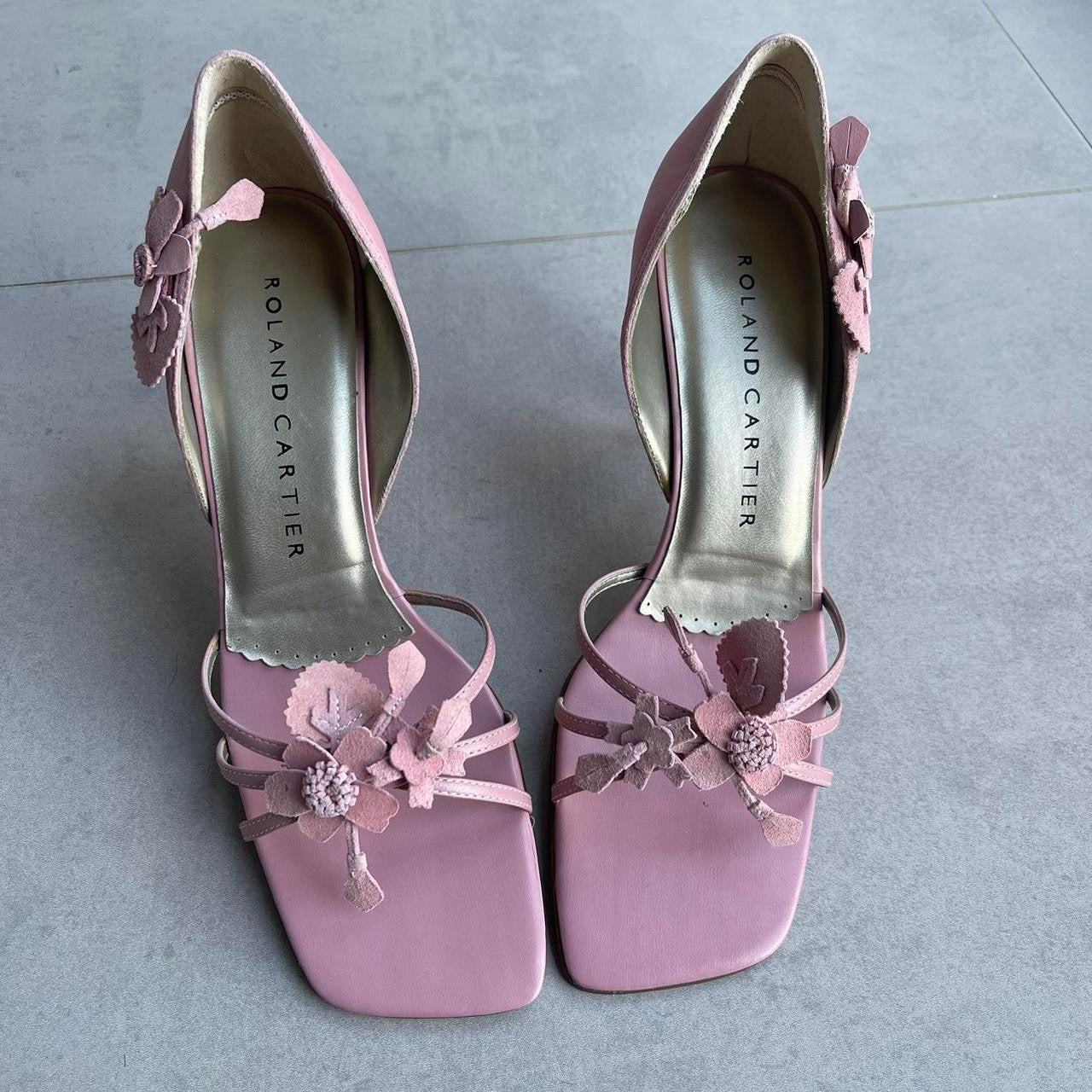 Vintage Baby Pink Kitten Heels