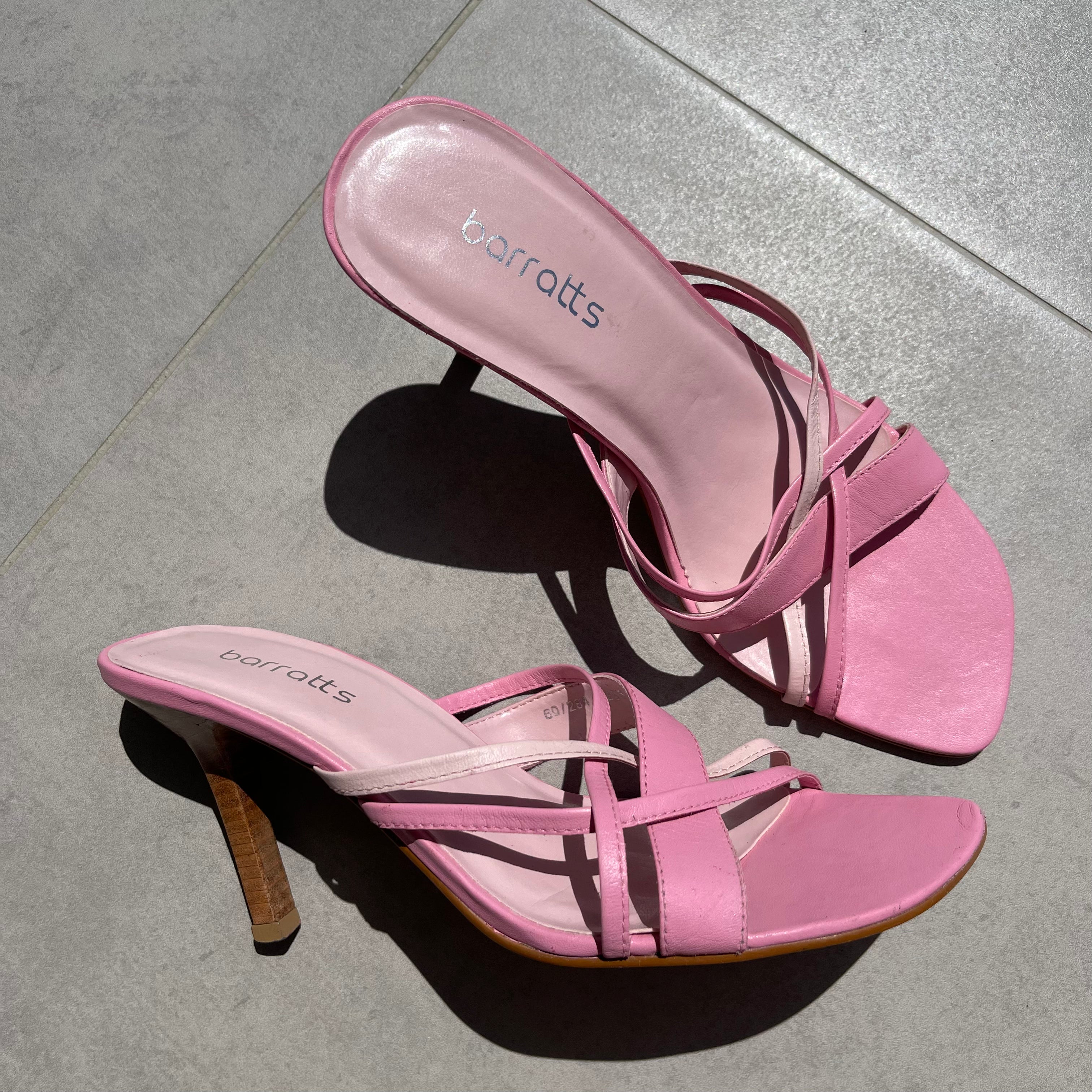 Barratts Pink Kitten Heels